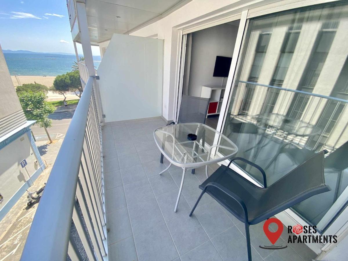 Roses Apartments 1 - Vista Mar Lateral - 1Habitacion Dış mekan fotoğraf