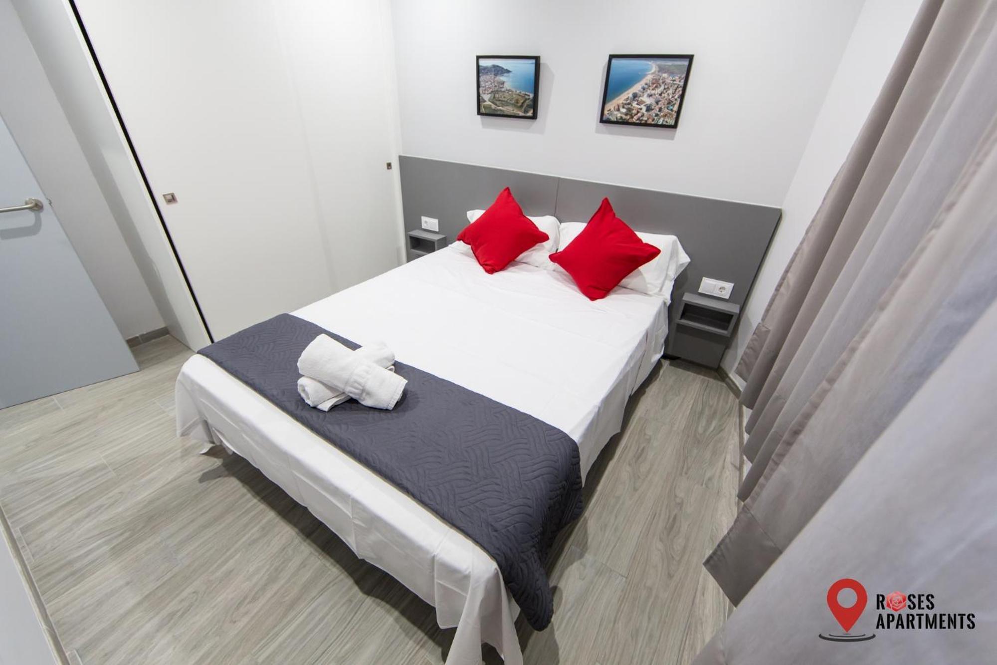 Roses Apartments 1 - Vista Mar Lateral - 1Habitacion Dış mekan fotoğraf